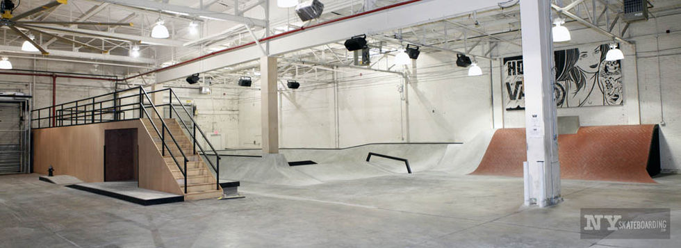 House of Vans — Brooklyn, NY making room for more flat ground or venue space when needed