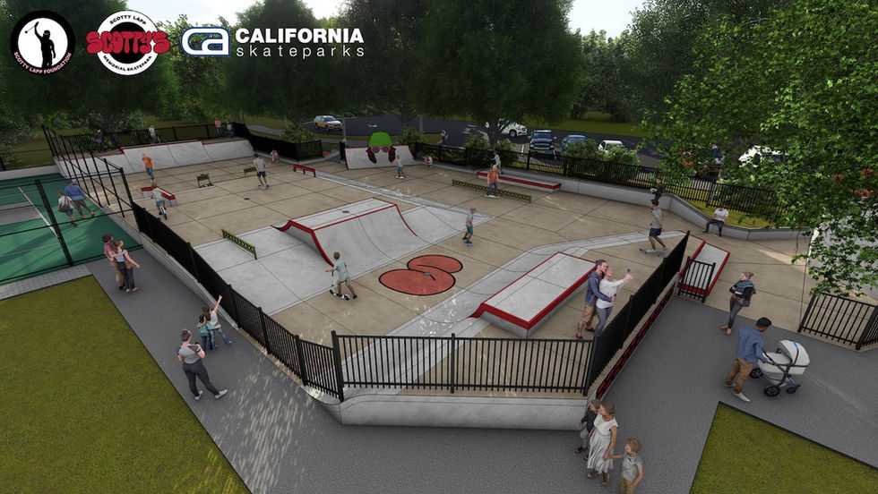 Scotty Lapp Memorial Skatepark — Detail View 2