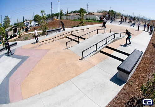 Sheldon Skate Plaza — Detail View 1