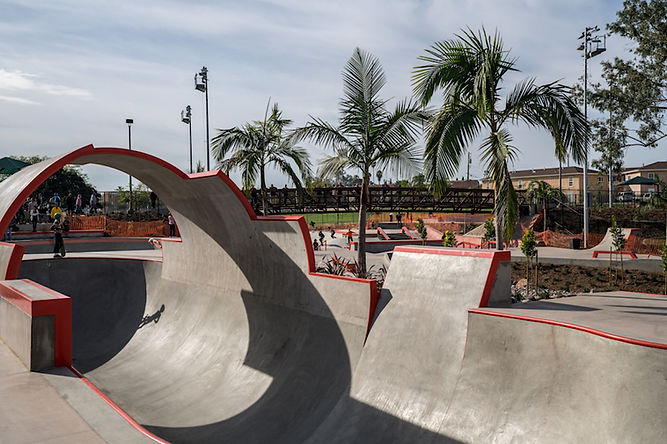 Linda Vista adaptive-friendly public skatepark by California Skateparks