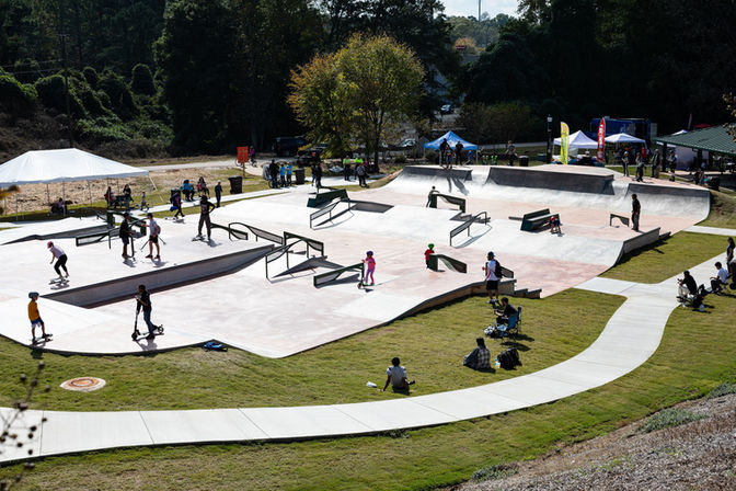 Silver Comet Skatepark — Detail View 2