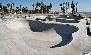 Venice Beach Skatepark — Los Angeles, California and has been the site of several movie and television productions