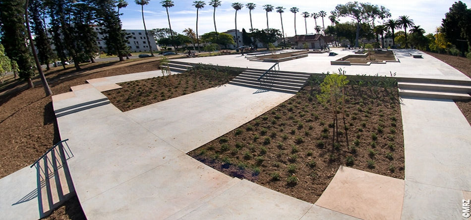 Hollenbeck Skate Plaza — Detail View 2