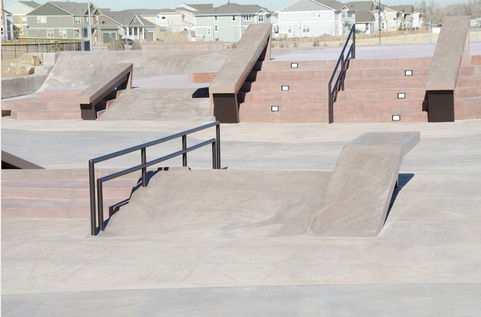 Erie Community Skatepark — Detail View 1