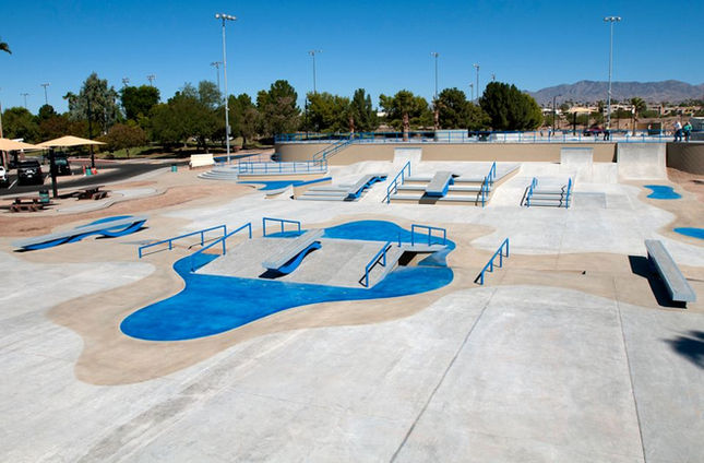 Tinnell Memorial Skate Plaza — Detail View 1