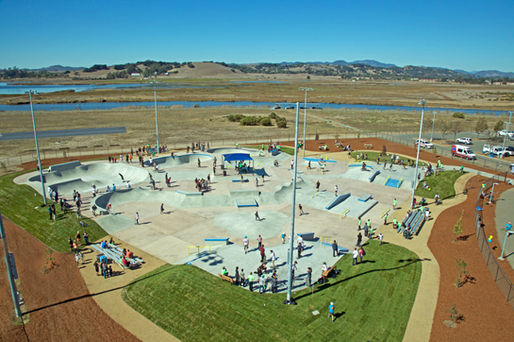 Napa Skatepark — Detail View 1
