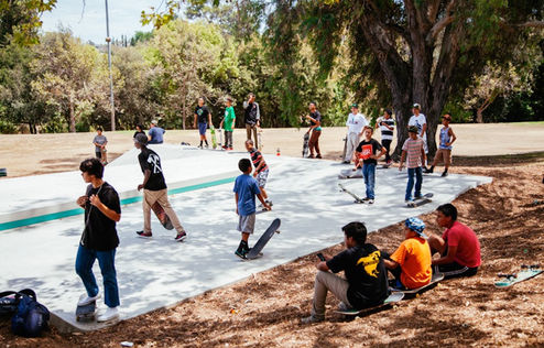 Diamond Skate Plaza — Detail View 2