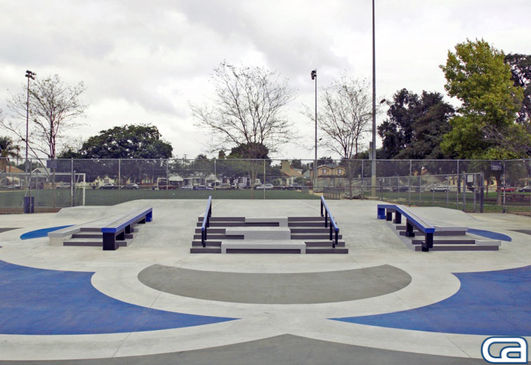 Gilbert Lindsay Skatepark — Detail View 1