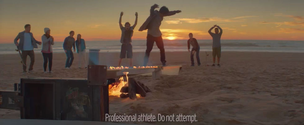 Mountain Dew Fireboard Commercial — Detail View 1