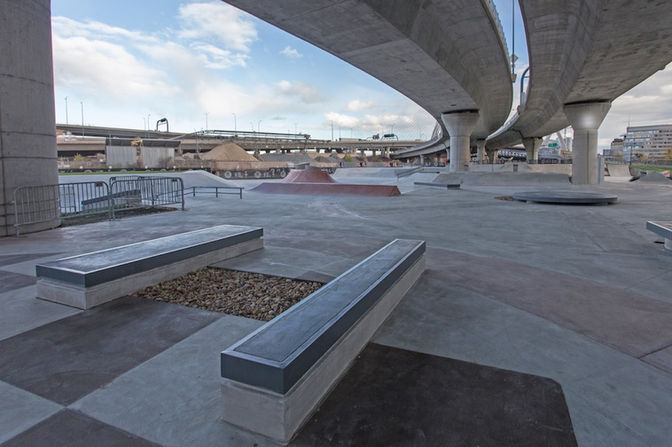 Lynch Family Skatepark — Detail View 2