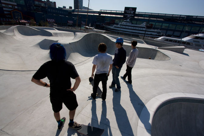 Pier 62 Hudson River Skate Park — Detail View 1